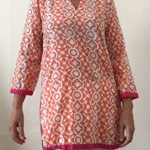 Orange and Pink tunic